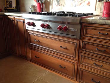cabinet and appliance install