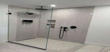 New shower