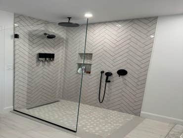 New shower