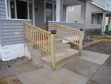 Front Steps After