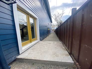 Double ADU Two Story Double ADU Split down the middle, two bedrooms, 1.5 Bath and an open concept Kitchen and livingspace