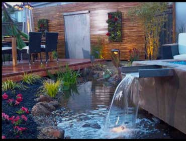 Yardcore Episode 608 Working with different contractors... French's Waterscapes installed a 50' pond, 3' deep underneath two different floating decks. 