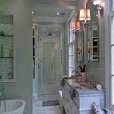 Master Bath Curbless Shower