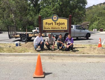 Parks and Rec Footing & Sign Install