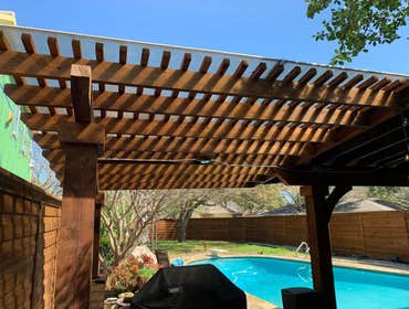 Fence and Pergola