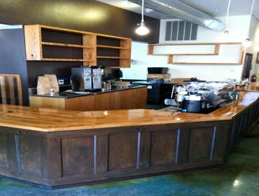 JoLa Cafe This was a small remodel of a commercial space designed by ReWorks Inc. We worked directly with the new tenant and the designer to streamlin
