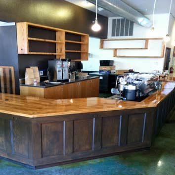 JoLa Cafe This was a small remodel of a commercial space designed by ReWorks Inc. We worked directly with the new tenant and the designer to streamlin