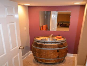 Buttonwood Rd Finish Basement w/ custom bar