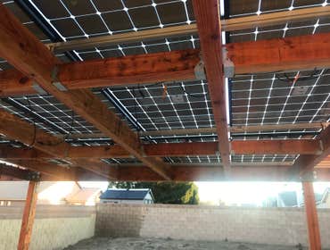 Solar Patio Build and Installation in Lancaster