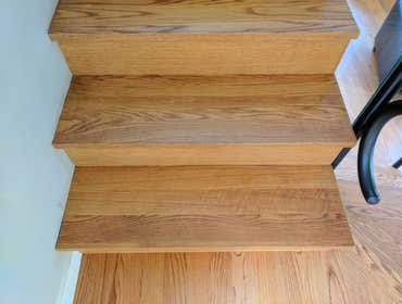 Matte finish, stairs (details)