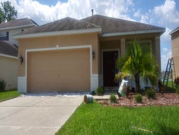 Photos by Jemison Painting #2 Pressured washed house first. Body of house was done in a satin finish.Gutters and facial and window casings were done in