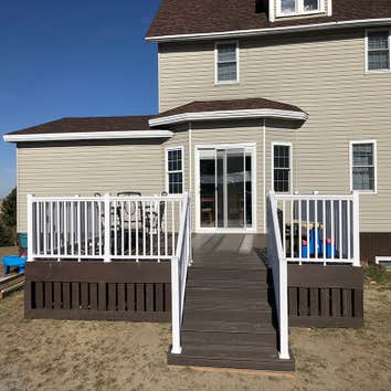 Composite deck construction