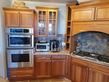Before kitchen remodel & painting