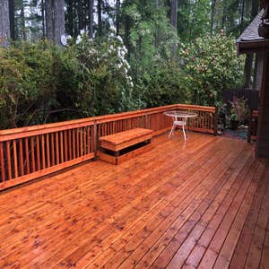 Hand Stained Deck