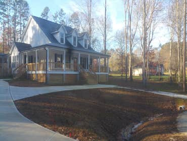 McBeth custom home Carbon Custom Homes worked with client who had some land and wanted to build a ranch home with large natural areas in front and tuck