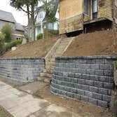 West Seattle Brick Wall Removal, and new wall installed