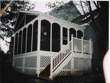 Addison Carpentry Project 1 Remodeling ,decks, screen, porches, garages, additions, built in shelves and cabinets