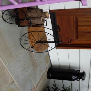 Stained Door & Restoring A Decoration The owner of the house asked me to stain their door and if possible to restore a bike decoration that has...