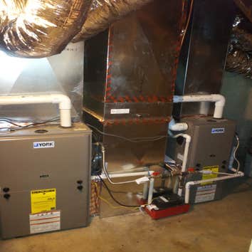 Roberta and Phil installed 2 high effiecency units