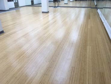 New York Sports Club An Installation of our Zenterra Bamboo Group Exercise flooring.