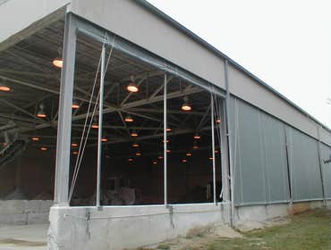 Commercial drop curtains