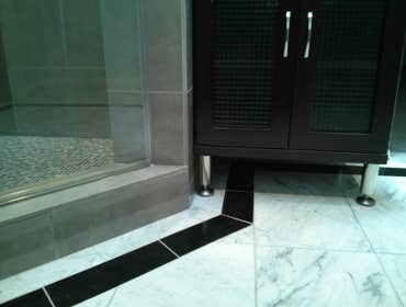 Bathroom Remodel With Floor Plan Changes Bathroom remodeling project in Los Angeles:
- New bathroom design, planning, and permitting process.
- Compl