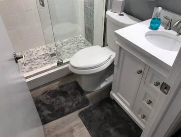 Basement Remodeling by Best Fit Homes Inc Full basement and bathroom remodeling