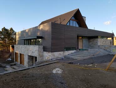 TruGrain made with Resysta This home owner hired DJK Construction, Inc. to install TruGrain made with Resysta 4 Channel Hollow profile with custom trim
