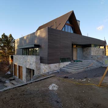 TruGrain made with Resysta This home owner hired DJK Construction, Inc. to install TruGrain made with Resysta 4 Channel Hollow profile with custom trim