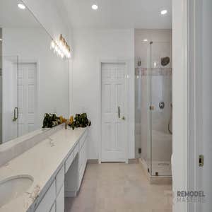 Photos by Remodel Masters #1 Guest + Master bathroom complete remodel