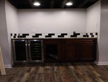 Photos by Blueprint Construction #2 Bar/ sink and backsplash