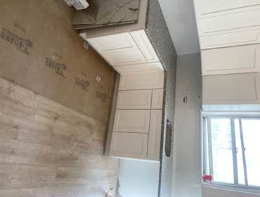 Photos by One by One Painting LLC #1 On this house we did demolition framing plumbing electrical Sheetrock painting window doors floor trim kitchen cab