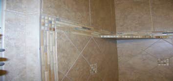 Tile w/ unique feature strip