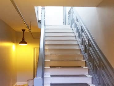 Brownstone hallway