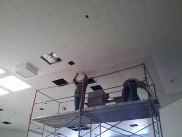 Columbia County Detention Center 10,000 SF Addition to the Columbia County Jail in Augusta, GA. Scope included: EIFS, 1'x1' Acoustical Glue up Tile Ce