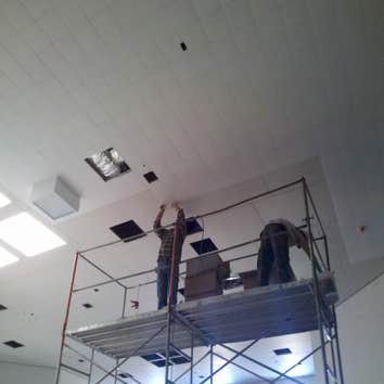 Columbia County Detention Center 10,000 SF Addition to the Columbia County Jail in Augusta, GA. Scope included: EIFS, 1'x1' Acoustical Glue up Tile Ce