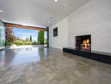 Leschi Property Remodel Poured concrete + radiant heat floors