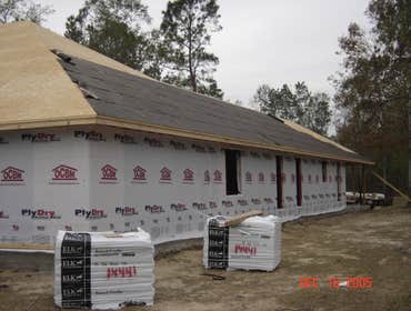 kryptonite builders, always see's the ceo framming the home . loving what you do always produces a perfect home