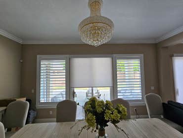 Lincoln Shutters and roller shades
