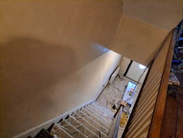 Before Stairs Wall