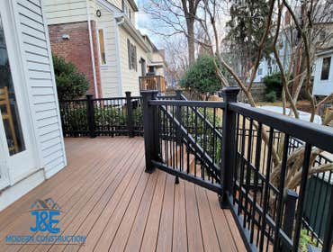 Photos by J&e Modern Construction LLC #64 Backyard Deck Replacement