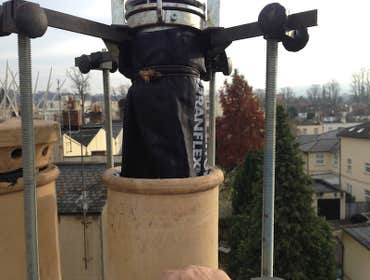 Furan Flex FuranFlex® is the only non-destructive procedure with which chimneys of any shape, size or length can be lined with a corrosion-proof, flame