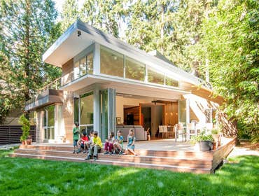 Metal Roofing New Custom home in Bellevue, WA