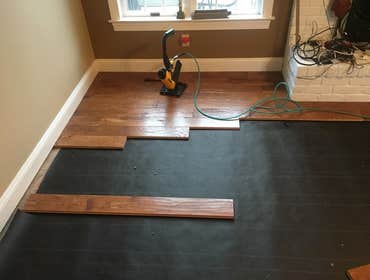 HARDWOOD FLOOR INSTALL