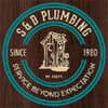 S&d plumbing logo