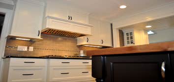 Cook top and hood