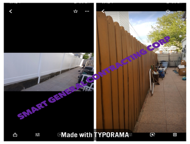 PVC fence