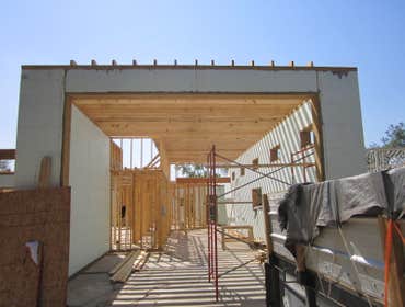 Garage entrance