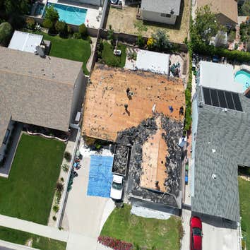 Photos by All Things Roofing #1 For this project in Semi Valley, CA
We did a Full re roof.
We tore off existing roofing down to the wood sheeting, we 