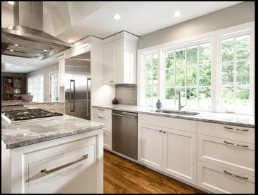 Contemporary Kitchen and Hearth Room Remodel